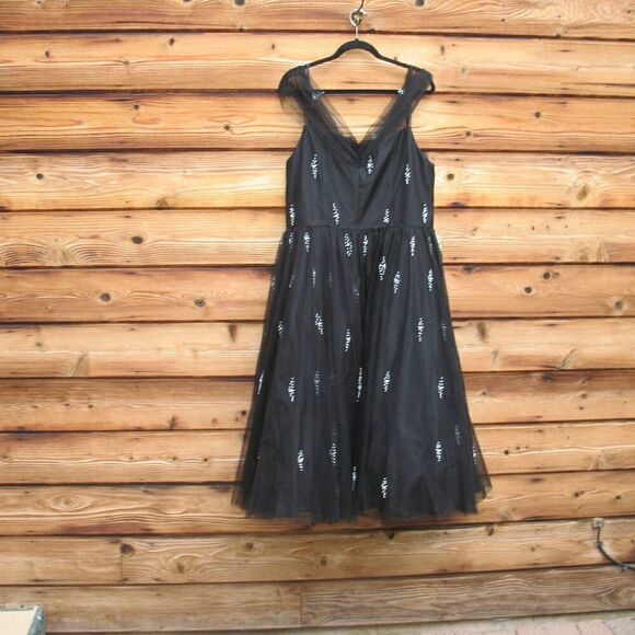 Mac Duggal 26498 Womens OFF THE SHOULDER EMBELLISHED TULLE COCKTAIL DRESS - Picture 11 of 15